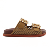 LORENZO MARI CIABATTA PRIMULA 06 VERDE MILITARE