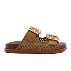 LORENZO MARI CIABATTA PRIMULA 06 VERDE MILITARE