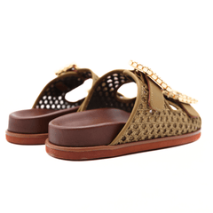 LORENZO MARI CIABATTA PRIMULA 06 VERDE MILITARE