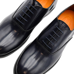 ROGAL'S STRINGATA FRANCESINA OXFORD 20 BLU ABRASIVATO