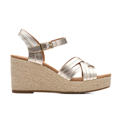 CLARKS SANDALO SABINA STRAP 181463 PLATINO