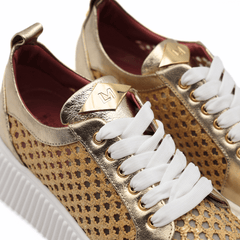 LORENZO MARI SNEAKERS SALLY 22 PLATINO