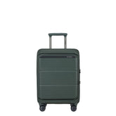 Trolley rigido Samsonite Paralux Stone Gray vista frontale
Dettaglio del guscio rigido riciclato Samsonite Paralux olive