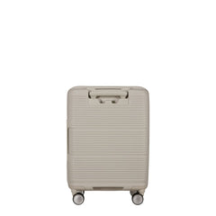 Trolley rigido Samsonite Paralux Stone Gray vista retro
Dettaglio del guscio rigido riciclato Samsonite Paralux Stone Grey