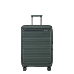 Valigia media Samsonite Paralux Olive vista frontale
Dettaglio guscio rigido e pannello frontale valigia Samsonite Paralux Olive