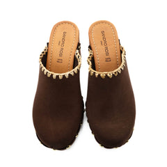 SANDRO ROSI SABOT ZOCCOLO 9530 MARRONE