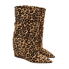 THE SELLER STIVALE ZEPPA SE002 LEOPARDATO