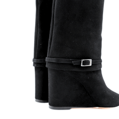 THE SELLER STIVALE ZEPPA SE011 NERO