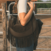 RIPANI BORSA FRANGE SIGRID MARRONE CIOCCOLATO