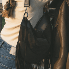 RIPANI BORSA FRANGE SIGRID MARRONE CIOCCOLATO