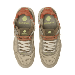 SATORISAN SNEAKERS CHACRONA LASER STRING BEIGE