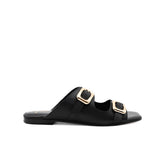 SPAZIO CORRIDONI CIABATTA FASCE 8574R NERO