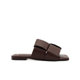 SPAZIO CORRIDONI CIABATTA PELLE INTRECCIO 6794 MARRONE