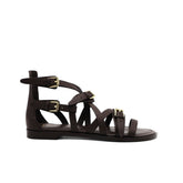 SPAZIO CORRIDONI SANDALO SCHIAVA 8549 MARRONE