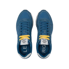 Sneakers azzurre SUN68 Tom Solid uomo