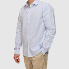 SUN68 CAMICIA S36123 AZZURRO A RIGHE