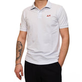 SUN68 POLO A36150 01 BIANCO