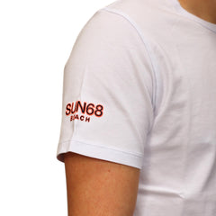 SUN68 T-SHIRT T36140 01 BIANCO