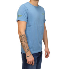 SUN68 T-SHIRT T36140 56 AZZURRO