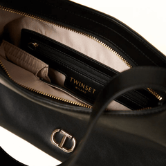 TWINSET BORSA SINGLE BUCKLE TB7022 NERO