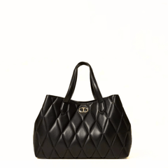 TWINSET BORSA WAFFLE TB7051 00006 NERO