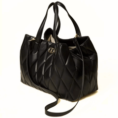 TWINSET BORSA WAFFLE TB7051 00006 NERO