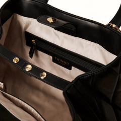 TWINSET BORSA WAFFLE TB7051 00006 NERO