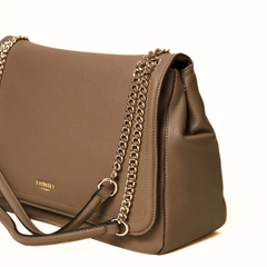 TWINSET BORSA SOFT BRERA TB7062 00021 TORTORA