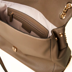 TWINSET BORSA SOFT BRERA TB7062 00021 TORTORA