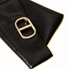 TWINSET BORSA LILA FLAT TD8090 NERO