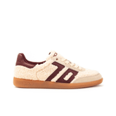 BACK70 SNEAKERS TEDDY 303 PANNA BORDEAUX