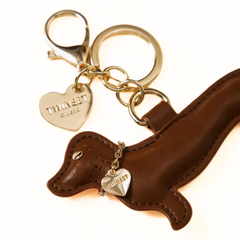 TWINSET PORTACHIAVI TL8050 BASSOTTO MARRONE
