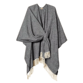 TWINSET SCIARPA MANTELLA TO5040 11956 GRIGIO