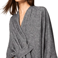 TWINSET SCIARPA MANTELLA TO5040 11956 GRIGIO