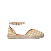 TONI PONS ESPADRILLES NURI VICHY GIALLO