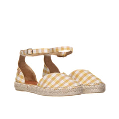 TONI PONS ESPADRILLES NURI VICHY GIALLO