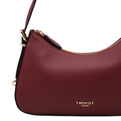TWINSET BORSA DOUBLE BOUKLE TB7013 BORDEAUX