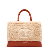TWINSET BORSA FUNNY AUTUMN TB7330 BEIGE CUOIO