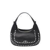 TWINSET BORSA HOBO TB7064 BORCHIE NERO