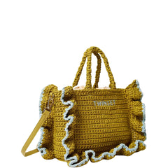 TWINSET BORSA LA COROLLE CROCHET 261TD8291 13497 VERDE