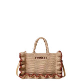TWINSET BORSA LA COROLLE CROCHET 261TD8291 13498 BEIGE