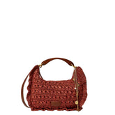 TWINSET BORSA LA COROLLE RAFIA CROCHET 261TD8300 13332 BORDEAUX