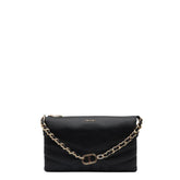 Borsa TWINSET Linea X TB7322 Nero vista frontale su sfondo bianco.