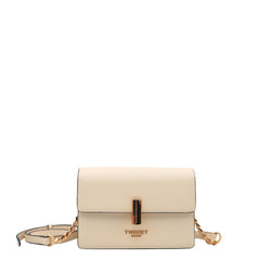 Borsa Twinset a tracolla color avorio elegante
