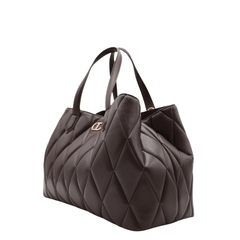 TWINSET BORSA WAFFLE TB7050 MARRONE