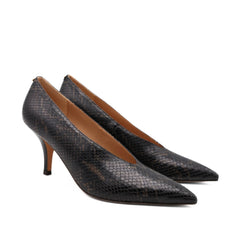 TWINSET DÈCOLLÈTE 262TGT070 14054 PITONATE NERO