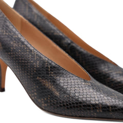 TWINSET DÈCOLLÈTE 262TGT070 14054 PITONATE NERO