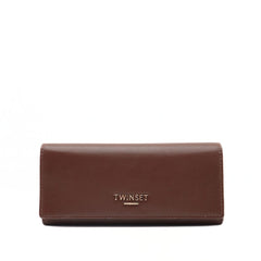 TWINSET PORTAFOGLIO BASIC MODERN TD8390 11054 MARRONE