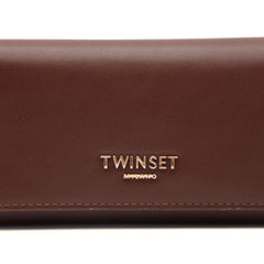 TWINSET PORTAFOGLIO BASIC MODERN TD8390 11054 MARRONE