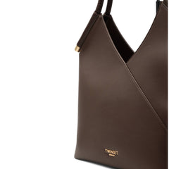 TWINSET SHOPPER VELVET 262TB7030 13411 MARRONE